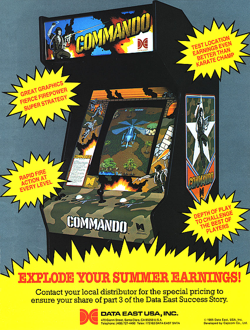 Commando (US) Game Cover